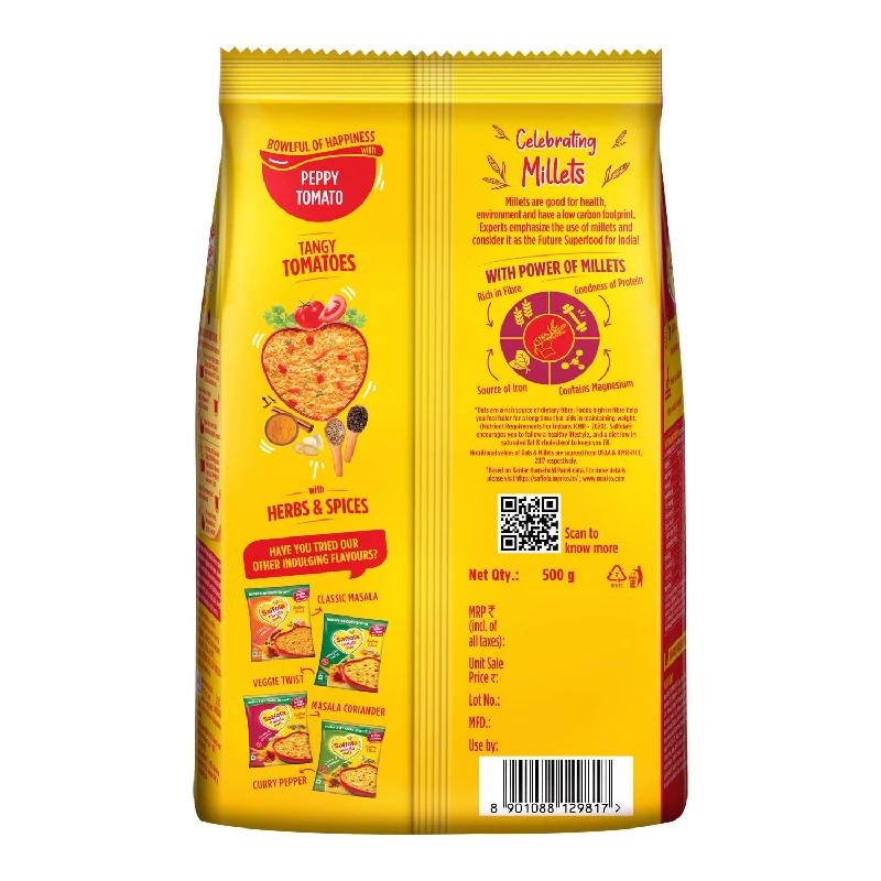 Saffola Masala Oats -Peppy Tomato, 500 g-2.webp